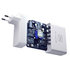 3mk síťová nabíječka - Hyper Charger 140W, GaN 3x USB-C (PD) / 2x USB, bílá
