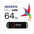 ADATA UV150/64GB/USB 3.1/USB-A/Čierna