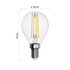 EMOS LED žiarovka Filament Mini Globe / E14 / 6 W (60 W) / 810 lm / neutrálna biela
