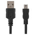 EMOS Nabíjací a dátový kábel USB-A 2.0 / mini USB-B 2.0, 2 m, čierny