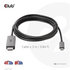 CLUB 3D Club3D kabel USB-C na HDMI, 4K120Hz 8K60Hz HDR10 s DSC1.2, Aktivní kabel, M/M, 3m