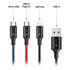 CONNECT IT Wirez 3v1 USB-C &amp; Micro USB &amp; Lightning, 1,2 m