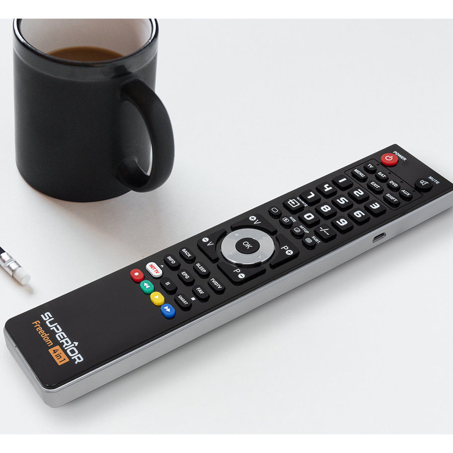 Superior diaľkové ovládanie FREEDOM 2v1 Black