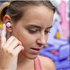 Bluetooth slúchadlá LAMAX Dots2 Touch biele wireless charging
