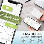 Štítkovač Niimbot Tiskárna štítků D110 Smart, bílá + role štítků