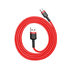 Baseus Cafule USB-A/C kábel 3A 1m červený (CATKLF-B09)