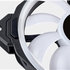Ventilátor CORSAIR série LL, LL140 RGB, 140 mm ventilátor s dvojitou svetelnou slučkou RGB LED PWM, jedno balenie