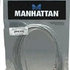 MANHATTAN USB kábel 2.0 A-A predĺženie 3m (strieborná)