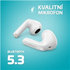 Bluetooth slúchadlá LAMAX Tones1 - bezdrátová  - biele