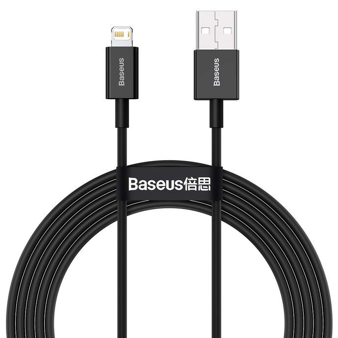 Baseus Superior lightning kábel 2m, čierny