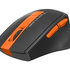 Bluetooth optická myš A4tech FG30B, bezdrôtová myš FSTYLER, oranžová