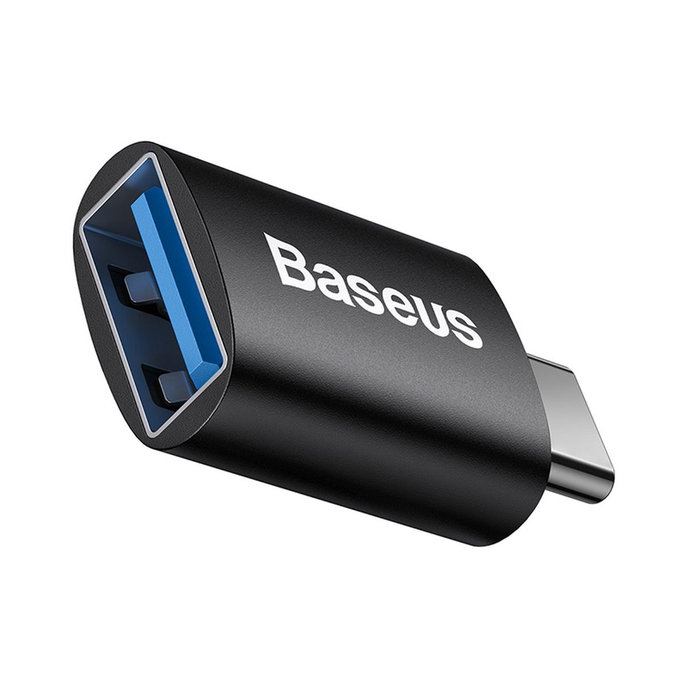 Baseus Converter Ingenuity Series Mini USB-A to Type-C, čierny