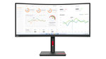 Monitor LENOVO LCD ThinkVision T34w-30-34"  VA,matný,21:9,3440x1440,178/178,6ms,350cd,3000:1,HDMI,DP,VESA,3Y