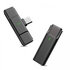 Bezdrôtový mikrofón Viking s klipom M301, konektor USB-C