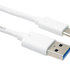 PremiumCord USB-C na USB 3.0 A (USB 3.2 generácia 2, 3A, 10Gbit/s) 1m, biela