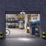 EMOS Weatherproof navijak kábla 25 m / 4 zásuvky / modrý / silikónový / 230 V / 1,5 mm2