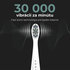 AENO sonická zubná kefka DB8, Biela, 3 módy,3 kefové hlavice+1 cist.nástroj,1zrkadlo,30000 ot/min,100 dní bez nab,IPX7