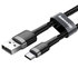 Baseus Cafule USB-A/C kábel 3A 2m čierny (CATKLF-CG1)