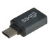 Adaptér PREMIUMCORD USB 3.1 C/male - USB 3.0 A/samica, kovovo sivá, OTG
