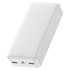 Baseus Bipow powerbanka s digitálním displejem  20000mAh 15W bílá