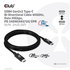 CLUB 3D Club3D kabel USB4 Gen2x2 Typ-C, Oboustranný USB-IF Certifikovaný data kabel, Data 20Gbps, PD 240W(48V/5A) EPR M/M 2m