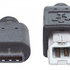 MANHATTAN Hi-Speed USB-C kábel, C samec / B samec, 2 m, čierny