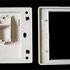 DATACOM WALL plate SA s rámčekom pre 1keystone (80 x 80)