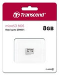 Karta TRANSCEND MicroSDHC 8GB 300S, trieda 10, bez adaptéra