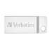 VERBATIM Flash disk 32 GB Metal Executive, USB 2.0, strieborná