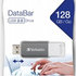 VERBATIM Flash disk 128GB DataBar USB 2.0 Disk, sivý