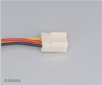 Ventilátor AKASA DFS802512H, 80 x 25 mm, klzné ložisko