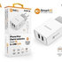 ALIGATOR Chytrá sieťová nabíjačka 2,4A, 2xUSB, smart IC, biela, USB kábel pre iPhone / iPad