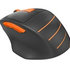 Bluetooth optická myš A4tech FG30B, bezdrôtová myš FSTYLER, oranžová