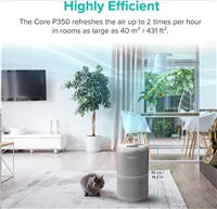 Levoit Core PET 350 čistička vzduchu - prostory se zvířaty, bílá