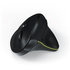 Bluetooth optická myš PORT vertikální bezdrátová ergonomická myš, BT, 2,4 GHz, USB-A/C, pro praváky, černá