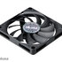 Ventilátor AKASA Slimfan, 80 x 10 mm, klzné ložisko, pre systémy HTPC