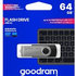 GOODRAM Flash Disk 64GB UTS3, USB 3.0, čierna
