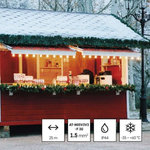 EMOS Weatherproof navijak kábla 25 m / 4 zásuvky / modrý / silikónový / 230 V / 1,5 mm2