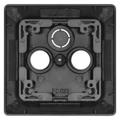 EMOS Kryt TV+R+SAT, antracit