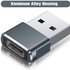 PremiumCord USB redukcia USB C - USB2.0 A (F/M)