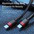 Baseus Cafule USB-C/C kábel PD 2.100W 2m čierny (CATKLF-ALG1)