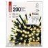 EMOS LED vianočné cencúle, 3,6 m, vonkajšie aj vnútorné, teplá biela, programy