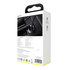 Baseus duálny USB adaptér do auta s displejom 4,8A 24W, sivý