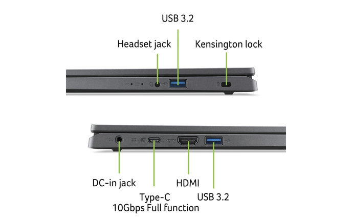 Notebook Acer Extensa 15/EX215-23-R4C8/R5-7520U/15,6"/FHD/16GB/512GB SSD/AMD int/W11H/Gray/2R