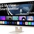 Monitor LG MT IPS LED 27" 27SR50F - IPS panel, SMART, 1920x1080, 2xHDMI, 2x USB, repro, webOS, bezova barva
