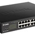 D-Link DGS-1100-24PV2 24-port Gigabit Smart switch, 12x GbE PoE+, PoE 100W