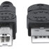 MANHATTAN USB kábel 2.0 Kábel A-B 3 m, čierny