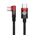 Baseus MVP2 USB-C/C kábel, 100W, 2m čierno/červený (CAVP000720)
