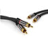 PremiumCord HQ stíněný kabel 2x CINCH-2x CINCH M/M 1,5m