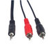 PremiumCord kabel Jack 3.5mm - 2xCINCH, M/M, 1,5m